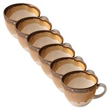 Artikelbild 1 für 6 HEART & SOUL Kaffeetassen Perfect Match Cumin hellbraun 0,21 l, Artikelnummer 108609