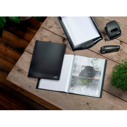 Artikelbild 7 für AKTION: LEITZ Recycle 4676 Sichtbuch DIN A4, 20 Hüllen schwarz, 1 St. mit Prämie nach Registrierung, Artikelnummer 119147