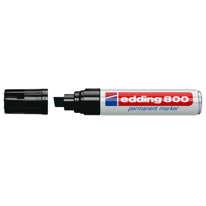 Artikelbild 16 für edding 800 Permanentmarker schwarz 4,0 - 12,0 mm, 1 St., Artikelnummer 311043