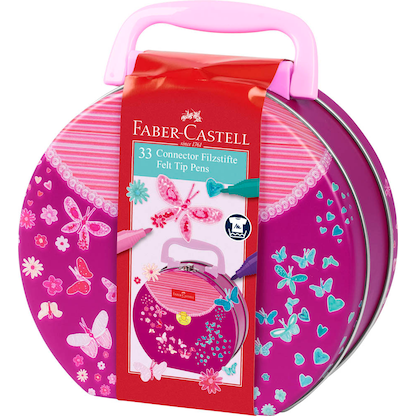 Artikelbild 2 für FABER-CASTELL Connector Handtasche Filzstifte farbsortiert, 33 St., Artikelnummer 419164