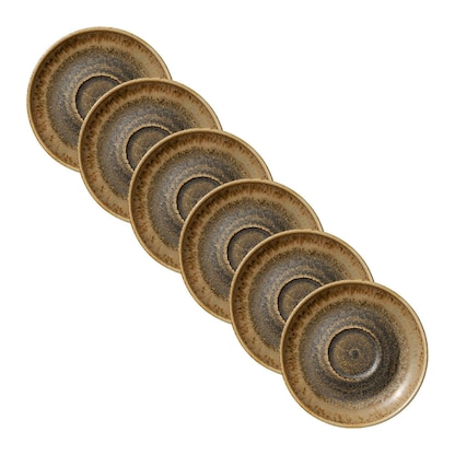 Artikelbild 8 für 6 HEART & SOUL Untertassen Perfect Match Cumin hellbraun 14,0 cm, Artikelnummer 108627