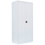 Artikelbild 1 für LÜLLMANN Metallschrank 530357 signalweiß 92,5 x 50,0 x 195,0 cm, aufgebaut, Artikelnummer 182778