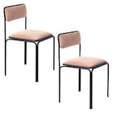 Artikelbild 1 für 2 meet powered by PAPERFLOW Besucherstühle BISTRO CHBISX2V.12 elfenbein Stoff, Artikelnummer 231559