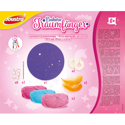 Artikelbild 5 für Joustra® Bastelset Einhorn Traumfänger mehrfarbig, Artikelnummer 300446