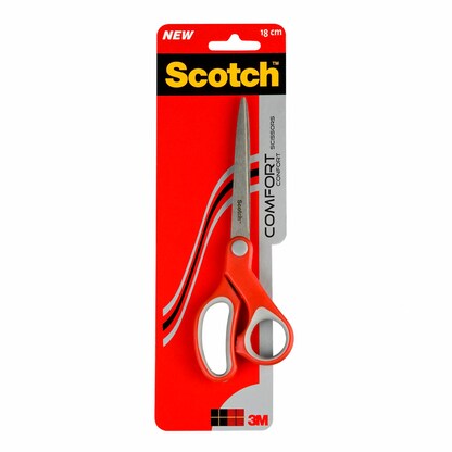 Artikelbild 2 für Scotch Papierschere 1428 rot-grau 20,0 cm, Artikelnummer 928267