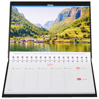 Artikelbild 8 für KUNTH Tischquerkalender Hurtigruten 2026, Artikelnummer 575658