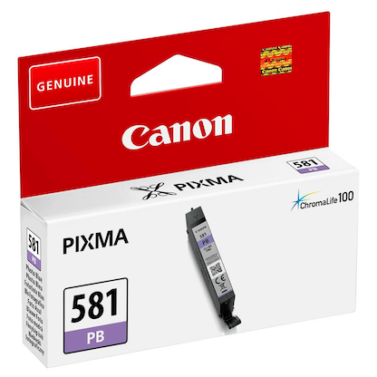 Artikelbild 2 für Canon CLI-581 PB Fotoblau Druckerpatrone, Artikelnummer 437537