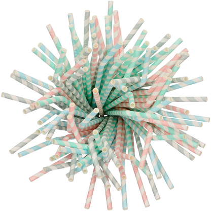 Artikelbild 3 für 100 PAPSTAR Strohhalme pure farbsortiert, Artikelnummer 329171