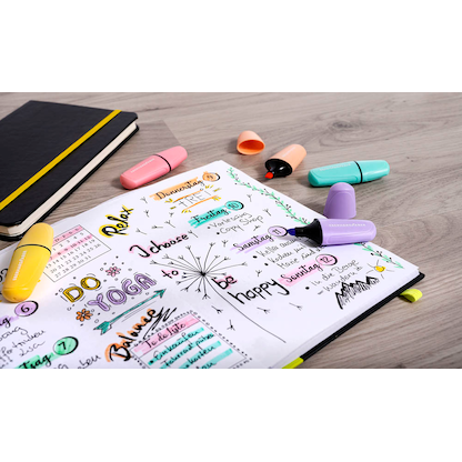 Artikelbild 3 für EBERHARD FABER pastell Mini Textmarker farbsortiert, 6 St., Artikelnummer 749533