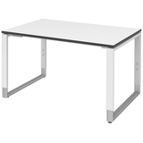 Artikelbild 1 für röhr Imperia höhenverstellbarer Schreibtisch weiß rechteckig, Kufen-Gestell weiß 120,0 x 80,0 cm, Artikelnummer 753027