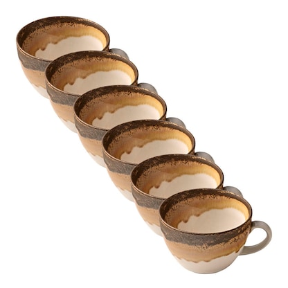 Artikelbild 9 für 6 HEART & SOUL Kaffeetassen Perfect Match Cumin hellbraun 0,34 l, Artikelnummer 108666