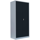 Artikelbild 1 für LÜLLMANN Stahlschrank 530358 anthrazit, lichtgrau 92,5 x 50,0 x 195,0 cm, aufgebaut, Artikelnummer 182786