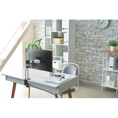 Artikelbild 7 für DURABLE Monitor-Halterung SELECT 509423 silber für 1 Monitor, Tischklemme, Tischbohrung, Artikelnummer 888323