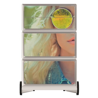 Artikelbild 3 für PAPERFLOW easyBox Tropical Rollcontainer weiß, bunt 4 Auszüge 39,0 x 43,6 x 64,2 cm, Artikelnummer 216038