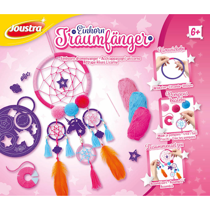 Artikelbild 4 für Joustra® Bastelset Einhorn Traumfänger mehrfarbig, Artikelnummer 300446