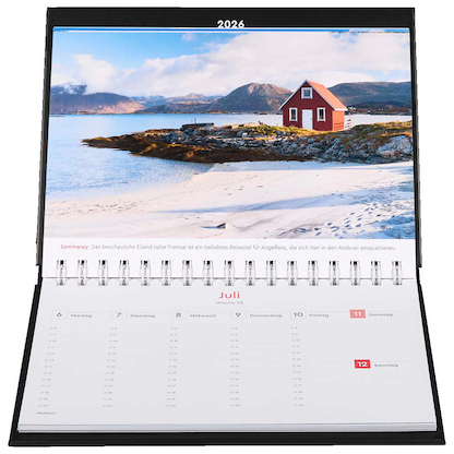 Artikelbild 9 für KUNTH Tischquerkalender Hurtigruten 2026, Artikelnummer 575658