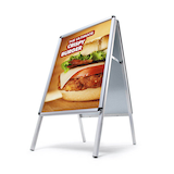 Artikelbild 1 für Showdown® Displays Kundenstopper silber DIN A2 2 Fächer, Artikelnummer 692595