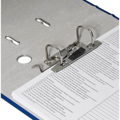 Artikelbild 2 für office discount Ordner blau Kunststoff 5,0 cm DIN A4, Artikelnummer 415091