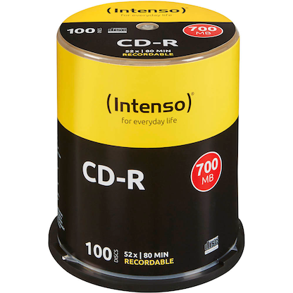 Artikelbild 23 für 100 Intenso CD-R 700 MB, Artikelnummer 909242
