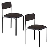 Artikelbild 1 für 2 meet powered by PAPERFLOW Besucherstühle BISTRO CHBISX2SC.01 schwarz Kunstleder, Artikelnummer 231599