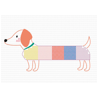 Artikelbild 11 für folia Stickbild Stickkarton Animal weiß, Artikelnummer 287506