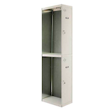 Artikelbild 1 für Simonrack Anbau-Spind SIMONLOCKER DIY grau 8435104936245, 2 Schließfächer 30,0 x 50,0 x 180,0 cm, Artikelnummer 359519