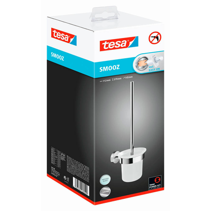 Artikelbild für tesa WC-Garnitur SMOOZ weiß Metall, Artikelnummer 597361