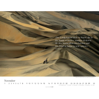 Artikelbild 12 für Weingarten Monats-Wandkalender Wege des Erfolgs 2026, Artikelnummer 551087