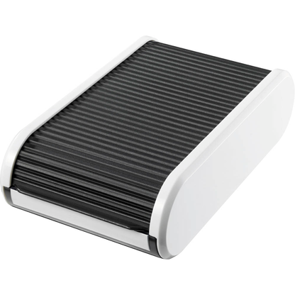 Artikelbild 2 für helit Visitenkartenbox weiß/schwarz, für bis zu 300 Visitenkarten, Artikelnummer 138859