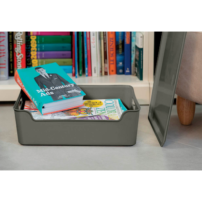 Artikelbild 2 für cep Bella Aufbewahrungsbox 9,15 l grau 28,0 x 36,0 x 11,0 cm, Artikelnummer 169229