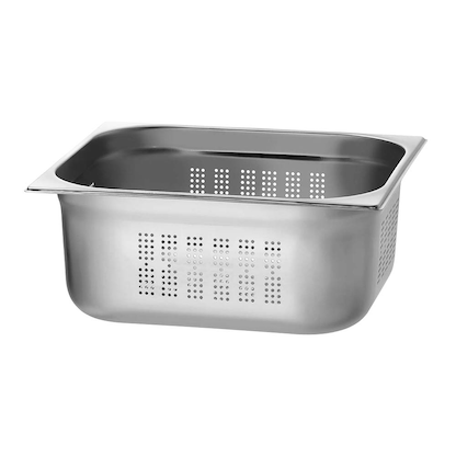 Artikelbild 2 für Bartscher GN-Behälter Top Line 2/3 perforiert silber 13,0 l, 1 St., Artikelnummer 425589