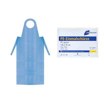 Artikelbild 3 für Meditrade® unisex Überwurfschürze blau Einheitsgröße 50 St., Artikelnummer 563732