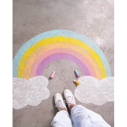 Artikelbild 3 für folia Einhorn Straßenmalkreide farbsortiert 5 St., Artikelnummer 690436