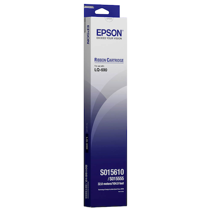 Artikelbild 2 für EPSON S015610 schwarz Farbband, 1 St., Artikelnummer 624262