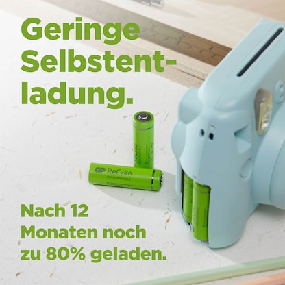 Artikelbild 9 für 4 GP Akkus ReCyko+ Micro AAA 950 mAh, Artikelnummer 290233