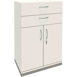 Artikelbild 1 für fm Aktenschrank Sidney, 4260672330904 weiß 1 Fachboden 80,0 x 44,2 x 113,3 cm, Artikelnummer 372643