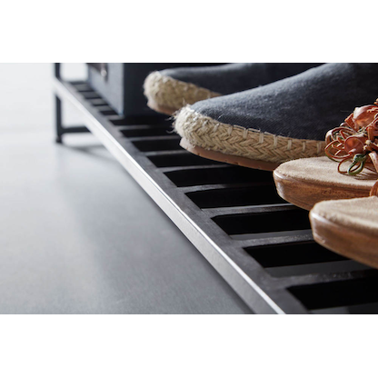 Artikelbild 6 für WOHNLING Schuhbank WL6.586 schwarz Holz 90,0 cm, Artikelnummer 909814