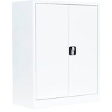 Artikelbild 1 für LÜLLMANN Metallschrank 530317 signalweiß 80,0 x 38,3 x 100,0 cm, aufgebaut, Artikelnummer 182499