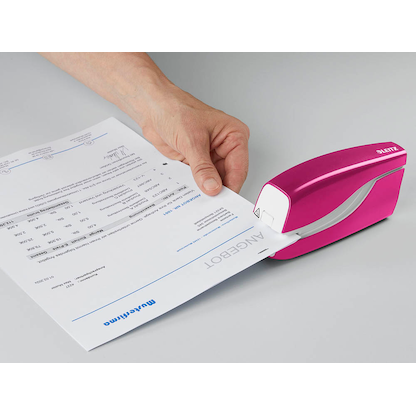 Artikelbild 4 für AKTION: LEITZ Elektrohefter NeXXt Series WOW 5566 pink-metallic mit Prämie nach Registrierung, Artikelnummer 208811