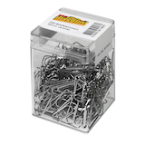 Artikelbild 1 für office discount Büroklammern silber glanzverzinkt, 250 St., Artikelnummer 617472