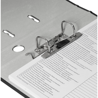 Artikelbild 2 für office discount Ordner schwarz Kunststoff 5,0 cm DIN A4, Artikelnummer 415133