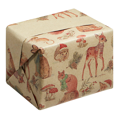 Artikelbild 2 für JUNG SCHÖNER VERPACKEN Geschenkpapier Vintage Waldtiere mehrfarbig, 20,0 m, Artikelnummer 903092