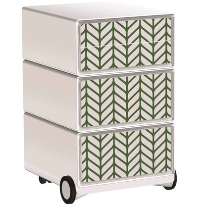 Artikelbild für PAPERFLOW easyBox Tropical Rollcontainer weiß, bunt 4 Auszüge 39,0 x 43,6 x 64,2 cm, Artikelnummer 215253