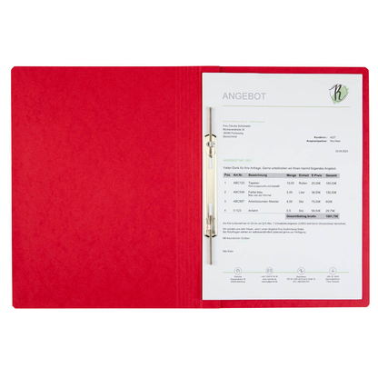 Artikelbild 5 für BRUNNEN Spiralhefter FACT!plus Karton rot DIN A4, Artikelnummer 925091