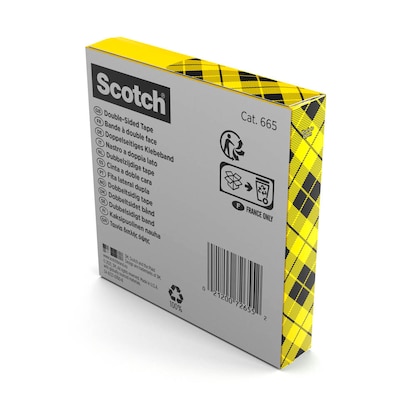 Artikelbild 6 für Scotch doppelseitiger Klebefilm transparent 19,0 mm x 33,0 m 1 Rolle, Artikelnummer 477412
