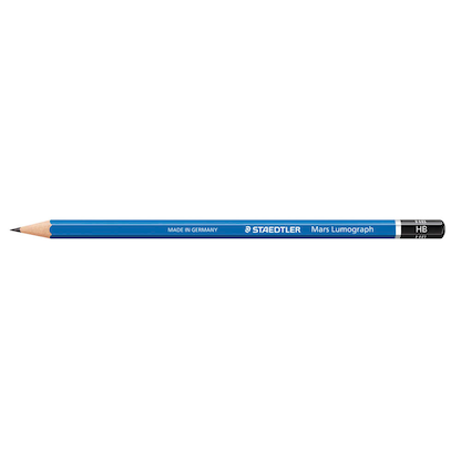 Artikelbild für STAEDTLER Mars Lumograph 100 Bleistifte HB blau, 12 St., Artikelnummer 310096