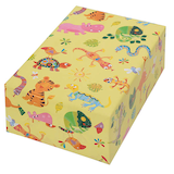 Artikelbild 1 für JUNG SCHÖNER VERPACKEN Geschenkpapier Fantasia Tiere mehrfarbig, 20,0 m, Artikelnummer 223471