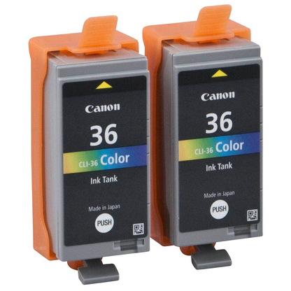 Artikelbild 3 für Canon CLI-36 Twin-Pack color Druckerpatronen, 2er-Set, Artikelnummer 209219