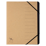 Artikelbild 1 für PAGNA Ordnungsmappe Pur 12 Fächer braun, Artikelnummer 168734