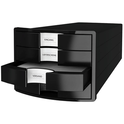 Artikelbild 3 für HAN Schubladenbox Impuls schwarz 1012-13, DIN A4 mit 4 Schubladen, Artikelnummer 310591